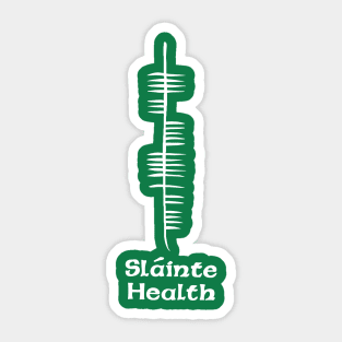 Ogham Slainte Sticker